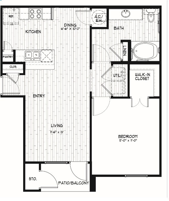 A2 - Harbor Shores I 2105 floor plan